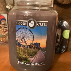 Goose Creek Candle Large Jar, Boardwalk Mahogany